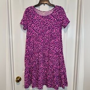 Lilly Pulitzer Pink Flutter Sleeve Dress. Size S